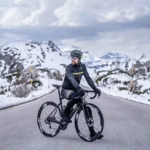 Rogelli HERO II - męska zimowa kurtka rowerowa czarno-żółta - obrazek 9